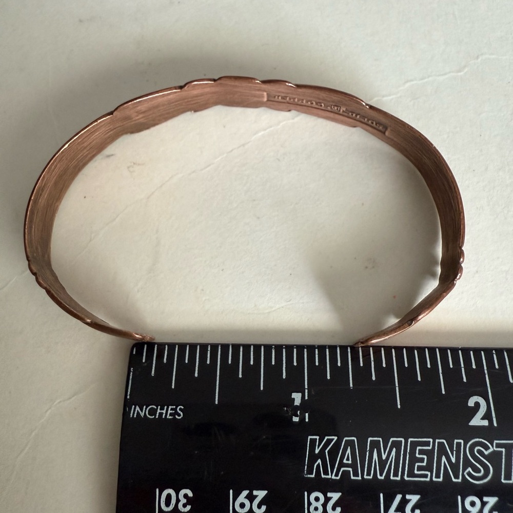 Solid Copper Unique Design Bracelet - image 6